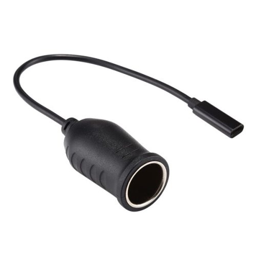 Autós töltő átalakító Type-C aljzat (18-20V, 60-100W) FEKETE