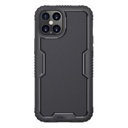   NILLKIN TACTICS szilikon telefonvédő (műanyag belső, ütésállóság, rombusz) FEKETE