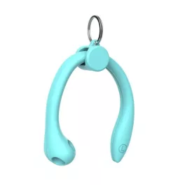   Szilikon tartó (fülkampó, elvesztés gátló, Apple AirPods/Airpods 2/Airpods Pro/Freebuds 3 kompatibilis) CYAN