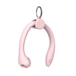   Szilikon tartó (fülkampó, elvesztés gátló, Apple AirPods/Airpods 2/Airpods Pro/Freebuds 3 kompatibilis) RÓZSASZÍN