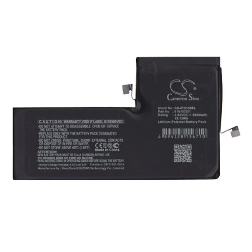 CAMERON SINO Li-Polymer akku (3.83V/3950mAh, Apple 616-00351 kompatibilis) FEKETE