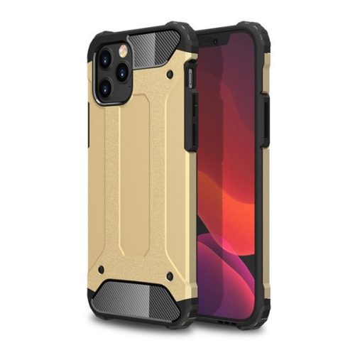 Defender szilikon telefonvédő (ütésállóság, légpárnás sarok, fémhatás) ARANY