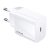USAMS T34 hálózati töltő Type-C aljzat (20W, PD gyorstöltő) FEHÉR