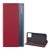 Tok álló, textil hatású (aktív FLIP, oldalra nyíló, asztali tartó, Smart View Cover) PIROS
