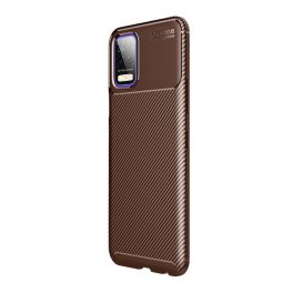 Szilikon telefonvédő (ütésállóság, légpárnás sarok, szálcsiszolt, karbon minta) BARNA   Szilikon telefonvédő (ütésállóság, légpárnás sarok, szálcsiszolt, karbon minta) BARNA