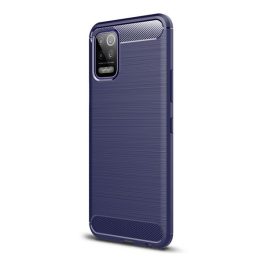 Szilikon telefonvédő (ütésállóság, légpárnás sarok, szálcsiszolt, karbon minta) SÖTÉTKÉK   Szilikon telefonvédő (ütésállóság, légpárnás sarok, szálcsiszolt, karbon minta) SÖTÉTKÉK