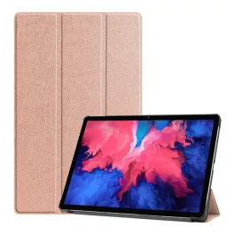   Tok álló, bőr hatású (aktív FLIP, oldalra nyíló, TRIFOLD, asztali tartó) ROZÉARANY