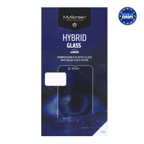 MYSCREEN HYBRIDGLASS képernyővédő üveg (flexibilis, kék fény védelem, ultravékony, 0.15mm, 3H, NEM íves) ÁTLÁTSZÓ