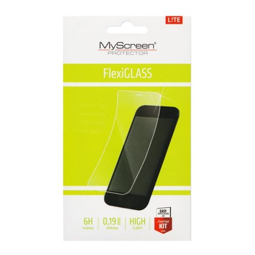 MYSCREEN LITE FLEXI GLASS képernyővédő üveg (ütésállóság, 0.19mm, 6H, NEM íves) ÁTLÁTSZÓ Navon Spirit