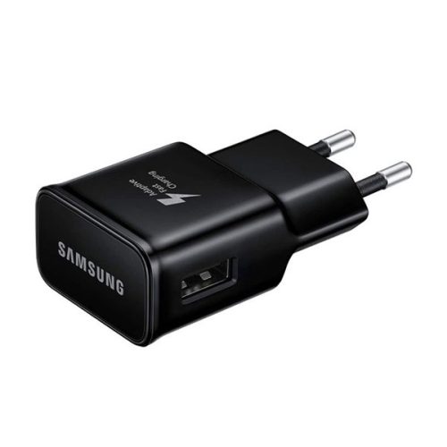 SAMSUNG hálózati töltő USB aljzat (15W, gyorstöltő) FEKETE