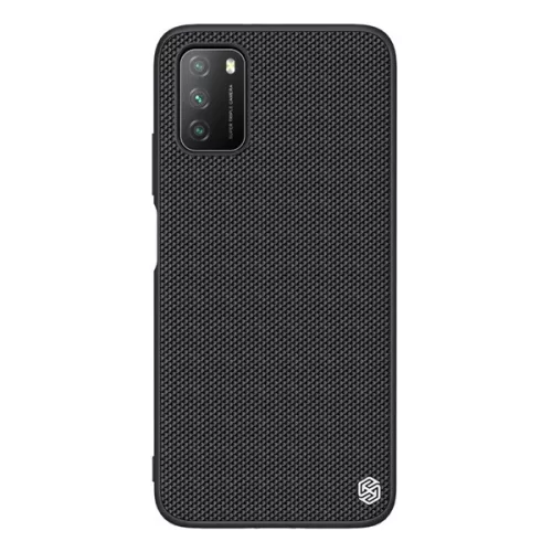 NILLKIN TEXTURED szilikon telefonvédő (érdes felület, ütésállóság, 3D) FEKETE