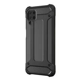   Defender szilikon telefonvédő (ütésállóság, légpárnás sarok, fémhatás) FEKETE