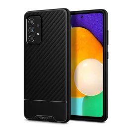   SPIGEN CORE ARMOR szilikon telefonvédő (ütésállóság, kameravédő, csíkos) FEKETE