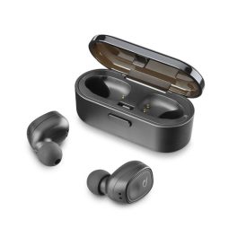   CELLULARLINE SHADOW bluetooth fülhallgató SZTEREO (v5.0, TWS, ultrakönnyű, mikrofon, aktív zajszűrő + töltőtok) FEKETE