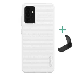   NILLKIN SUPER FROSTED műanyag telefonvédő (gumírozott, érdes felület + asztali tartó) FEHÉR