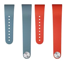   SONY pótszíj 2db (egyedi méret, szilikon, állítható) PIROS/SÖTÉTKÉK Sony Smartband SWR30