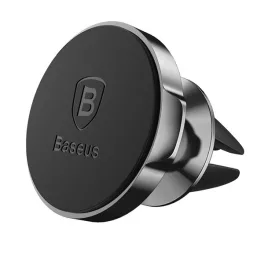   BASEUS SMALL EARS autós tartó (szellőzőre, mágneses, 360°) FEKETE
