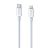 DEVIA SMART adatkábel (Type-C - lightning, 20W, PD gyorstöltő, 100cm) FEHÉR