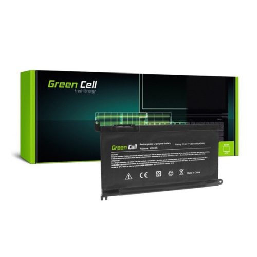 GREEN CELL akku (3400mAh, WDX0R WDXOR kompatibilis) Dell Inspiron 13 5368 5378