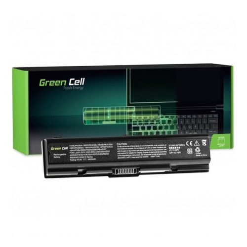 GREEN CELL akku 11.1V/4400mAh, Toshiba Satellite A200 A300 A500 L200 L300 L500
