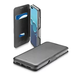   CELLULARLINE BOOK CLUTCH tok álló, bőr hatású (FLIP, oldalra nyíló, kártyazseb funkció) FEKETE