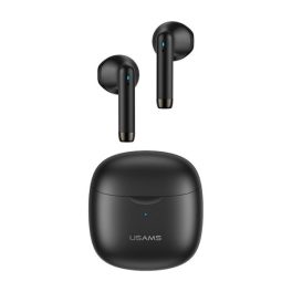   USAMS IA04 bluetooth fülhallgató SZTEREO (v5.0, TWS, mikrofon + töltőtok) FEKETE
