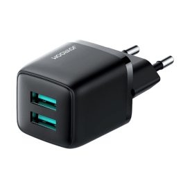 JOYROOM L-2A121 hálózati töltő 2 USB aljzat (12W, gyorstöltő) FEKETE   JOYROOM L-2A121 hálózati töltő 2 USB aljzat (12W, gyorstöltő) FEKETE