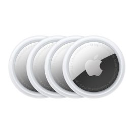 APPLE AirTag bluetooth nyomkövető 4db (kulcstartóra, táskára, autóba, valós idejű nyomkövetés) FEHÉR   APPLE AirTag bluetooth nyomkövető 4db (kulcstartóra, táskára, autóba, valós idejű nyomkövetés) FEHÉR