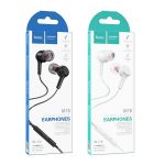 HOCO M78 fülhallgató SZTEREO (3.5mm jack, mikrofon, felvevő gomb, hangerőszabályzó, törésálló kábel) FEHÉR