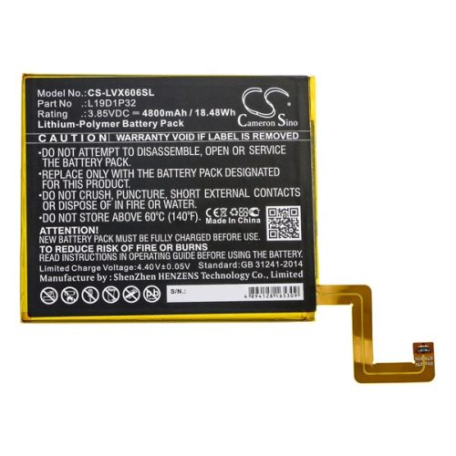 CAMERON SINO akku 4800mAh Li-Polymer (L19D1P32 kompatibilis)