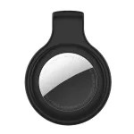Szilikon tok (övre csiptethető) FEKETE Apple AirTag