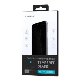  NILLKIN GUARDIAN képernyővédő üveg (2.5D, full glue, betekintés ellen, 0.33mm, 9H) FEKETE