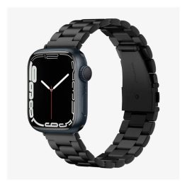 SPIGEN MODERN FIT pótszíj (egyedi méret, nagy, fém) FEKETE   SPIGEN MODERN FIT pótszíj (egyedi méret, nagy, fém) FEKETE