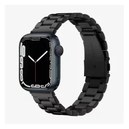   SPIGEN MODERN FIT pótszíj (egyedi méret, nagy, fém) FEKETE