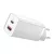BASEUS hálózati töltő USB+Type-C aljzat (65W, GaN2, PD gyorstöltő 3.0) FEHÉR