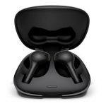 LENOVO HT06 bluetooth fülhallgató SZTEREO (v5.0, TWS, mikrofon, cseppálló, zajszűrő + töltőtok) FEKETE