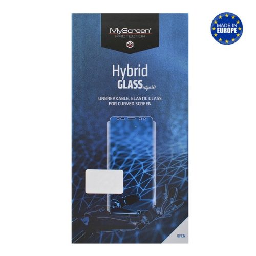 MYSCREEN HYBRIDGLASS képernyővédő üveg (flexibilis, kék fény védelem, ultravékony, 0.15mm, 3H, NEM íves) ÁTLÁTSZÓ