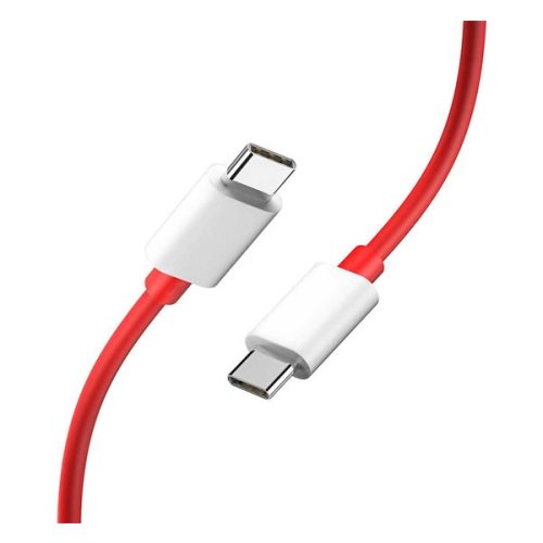 ONEPLUS WARP adatkábel (Type-C - Type-C, gyorstöltő, törésgátló, 150cm) PIROS