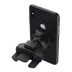 SPIGEN QS24 autós tartó (szellőzőre, mágneses, karbon minta, 360°) FEKETE