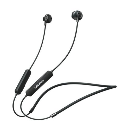 LENOVO SH1 bluetooth fülhallgató SZTEREO (V5.0, nyakba akasztható, zajszűrő, IPX8 cseppállóság, SPORT) FEKETE