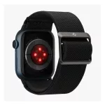 SPIGEN LITE FIT pótszíj (egyedi méret, nagy, textil) FEKETE