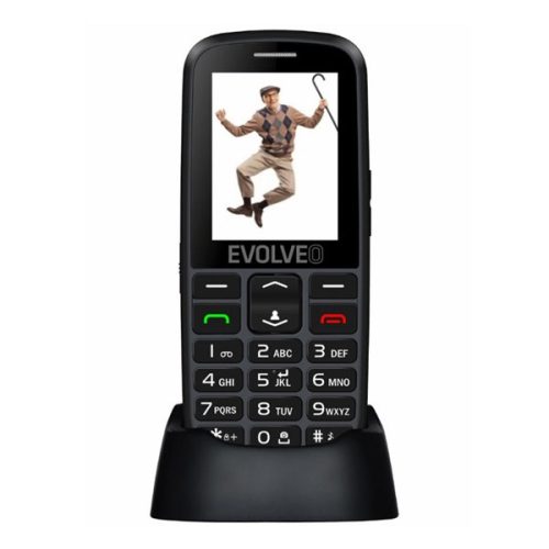 EVOLVEO EP-550 Easy Phone mobiltelefon FEKETE