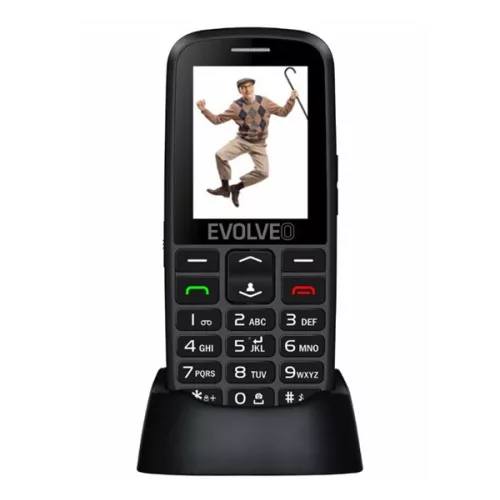 EVOLVEO EP-550 EasyPhone EG mobiltelefon FEKETE