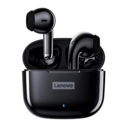   LENOVO LP40 bluetooth fülhallgató SZTEREO (v5.1, TWS, mikrofon, zajszűrő + töltőtok) FEKETE