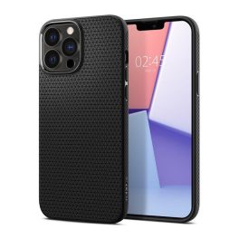 SPIGEN LIQUID AIR szilikon telefonvédő (ütésállóság, légpárnás sarok, rombusz) FEKETE   SPIGEN LIQUID AIR szilikon telefonvédő (ütésállóság, légpárnás sarok, rombusz) FEKETE