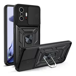   Defender szilikon telefonvédő (ütésállóság, tartógyűrű, kameravédő) FEKETE