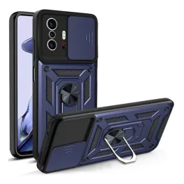   Defender szilikon telefonvédő (ütésállóság, tartógyűrű, kameravédő) SÖTÉTKÉK