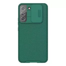   NILLKIN CAMSHIELD PRO szilikon telefonvédő (ütésállóság, kameravédő, csíkos) SÖTÉTZÖLD