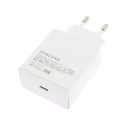 SAMSUNG hálózati töltő Type-C aljzat (65W, PD gyorstöltő) FEHÉR   SAMSUNG hálózati töltő Type-C aljzat (65W, PD gyorstöltő) FEHÉR