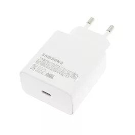   SAMSUNG hálózati töltő Type-C aljzat (65W, PD gyorstöltő) FEHÉR